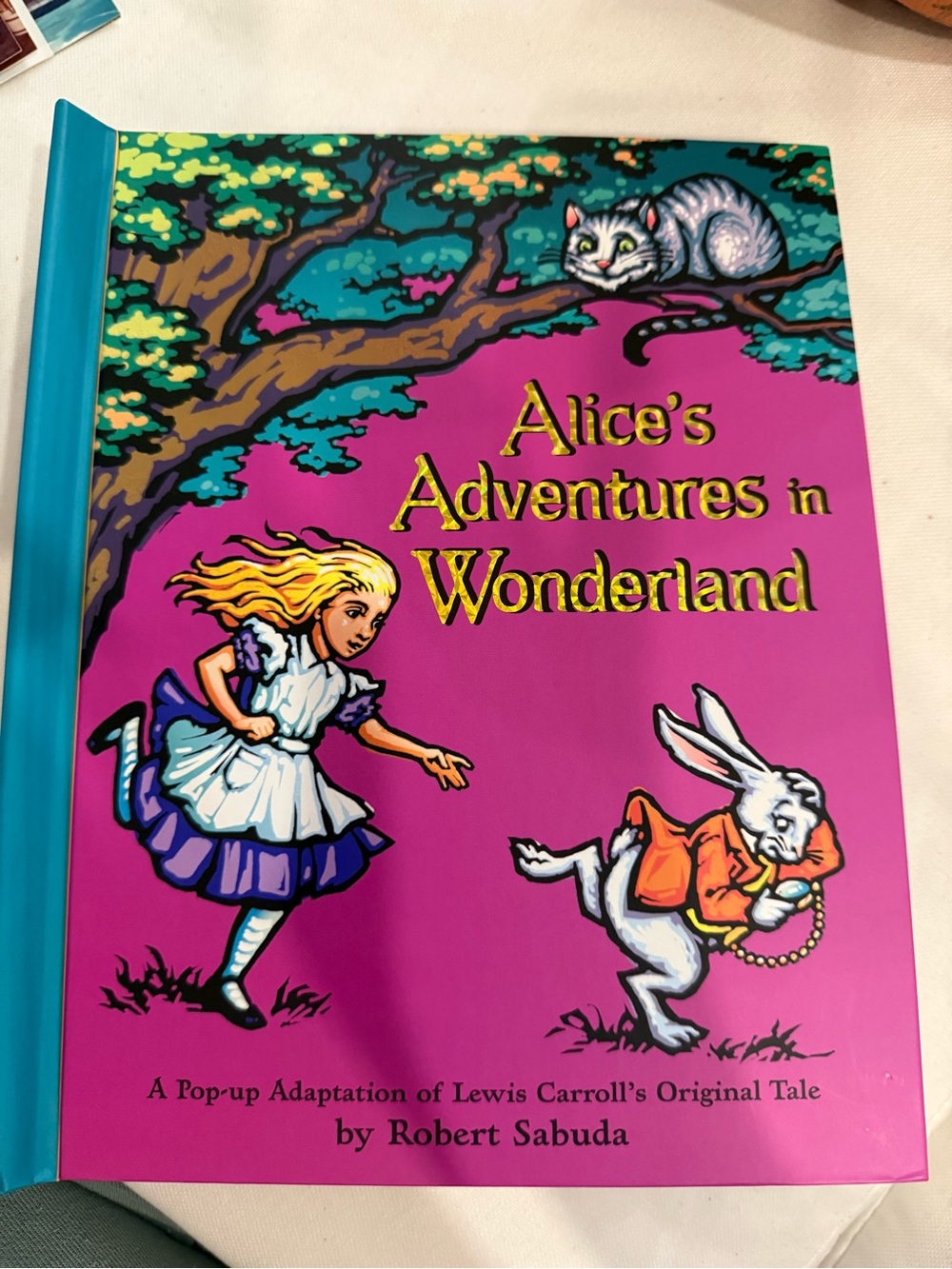 Alice's Adventures in Wonderland Pop-Up Book by Robert Sabuda - Purple